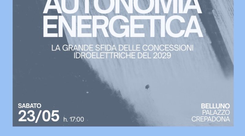 Autonomia energetica, la grande sfida delle concessioni idroelettriche del 2029